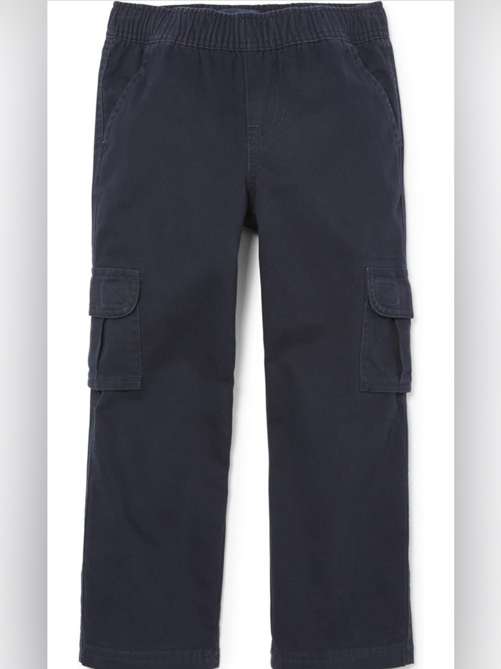 lot of 4 The Children's Place Navy Cargo Pants - Elastic Waist, Pocketed
